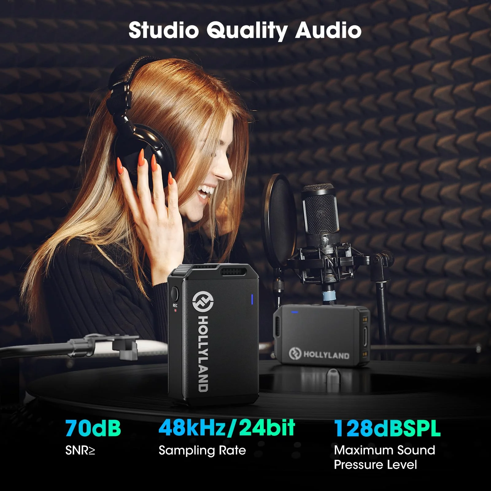 Hollyland LARK MAX Duo 2-Person Wireless Microphone System