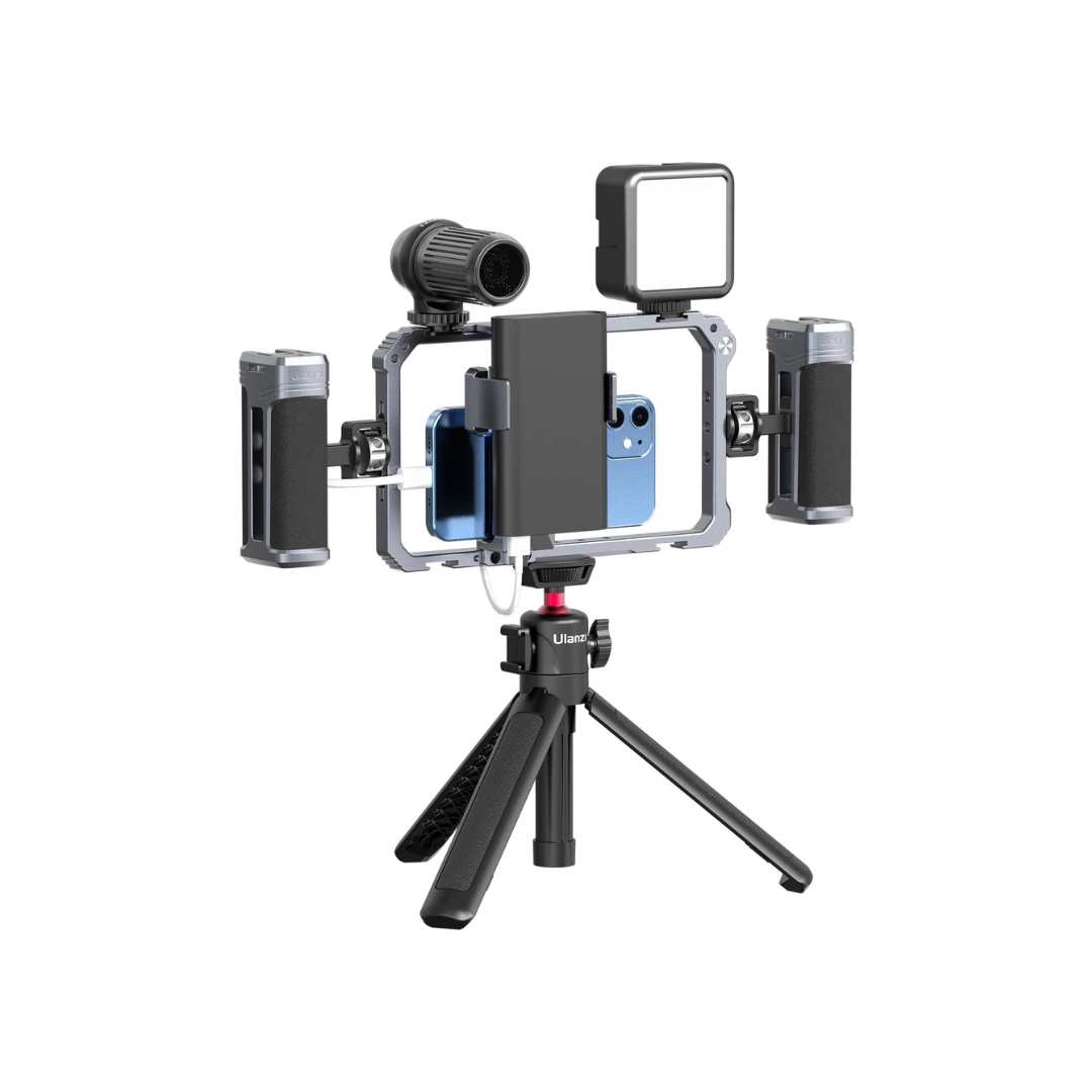 ULANZI Universal Phone Video Rig Kit with Handles, Aluminum