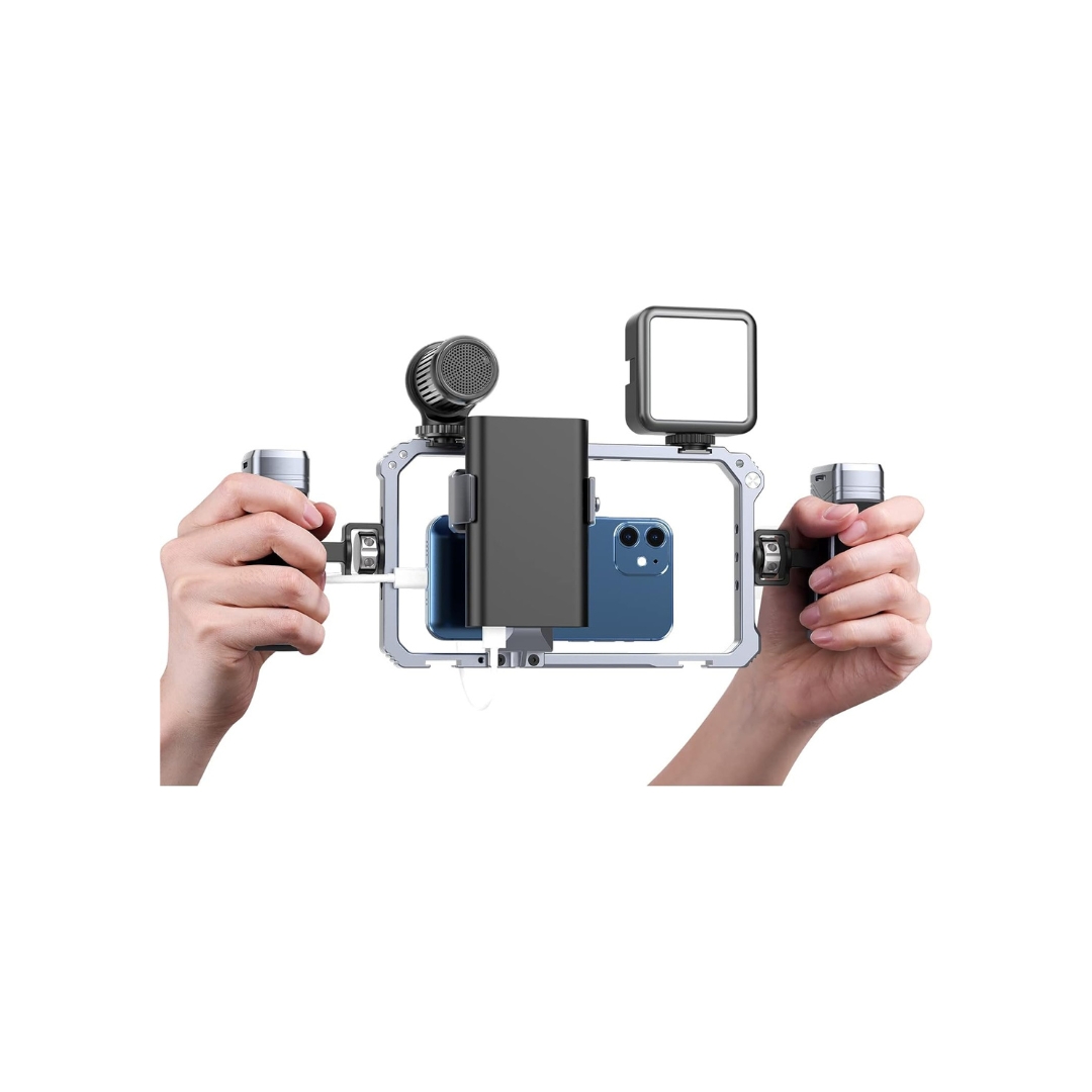 ULANZI Universal Phone Video Rig Kit with Handles, Aluminum