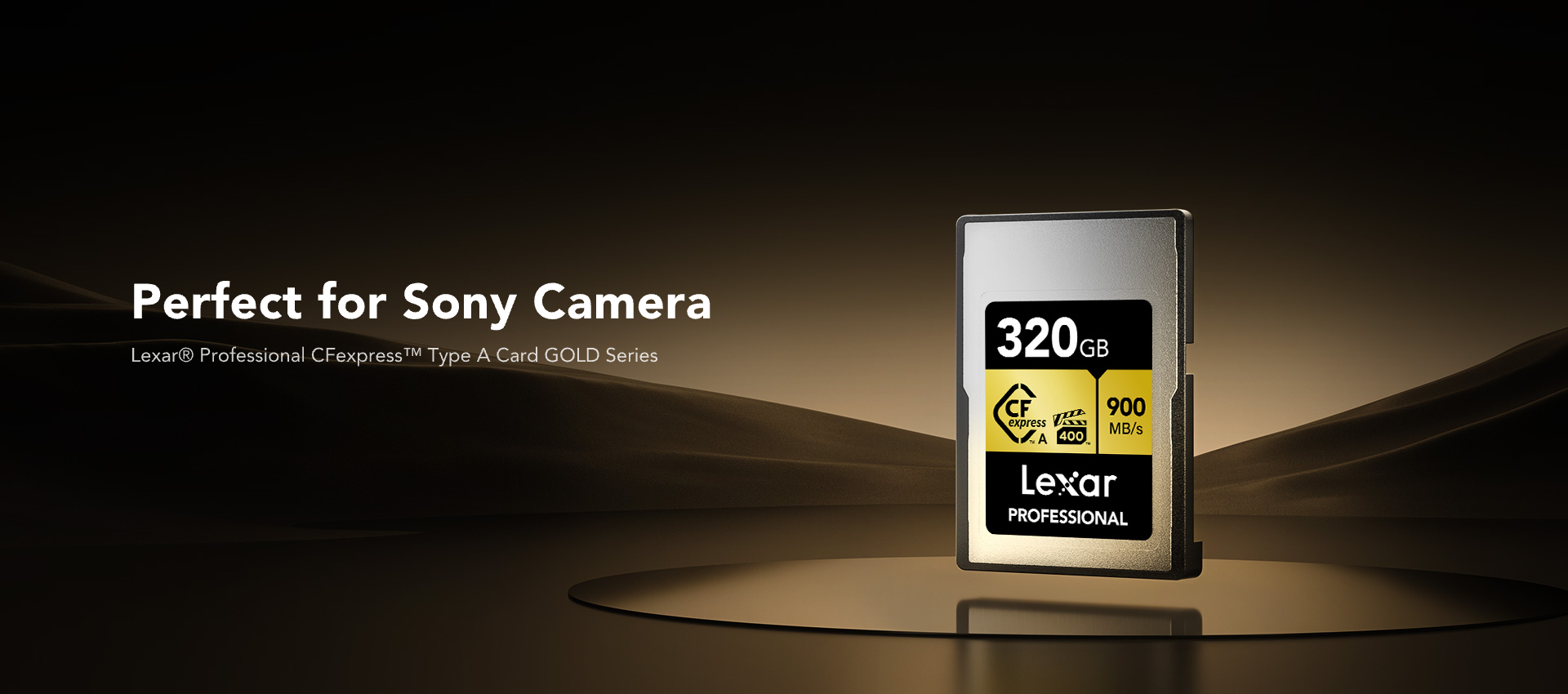 Lexar Gold Series Professional 160GB CFexpress Type-A Memory Card