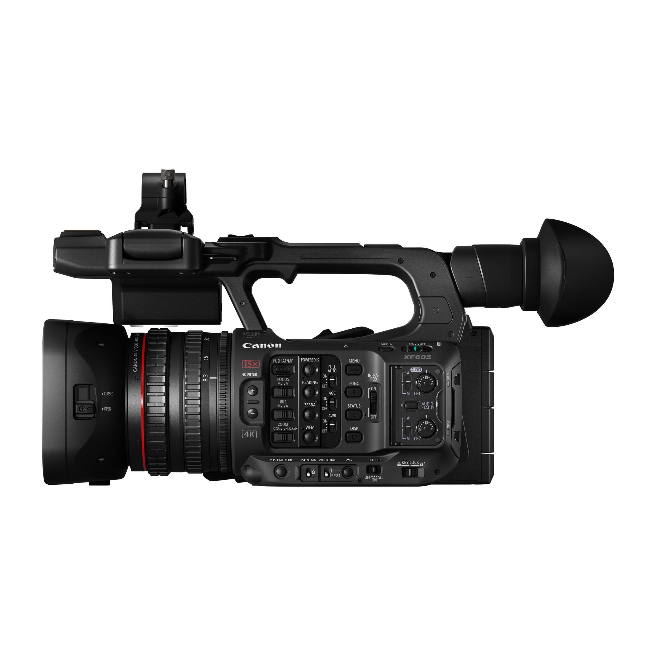 Canon XF605 UHD 4K UHD HDR image Pro Video Camcorder