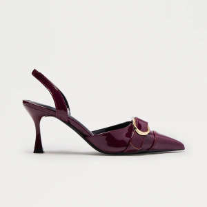 Alexa Buckle Slingback Pumps
