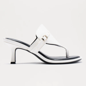 Capriana Buckle Thong Mules