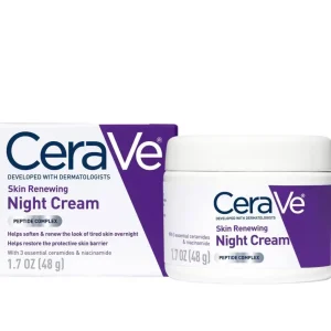 CeraVe Skin Renewing Night Cream with Peptide Complex
