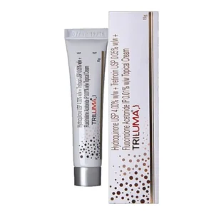 Triluma Topical Cream (Hydroquinone 4% + Tretinoin 0.05% + Fluocinolone Acetonide 0.01%) - 15g