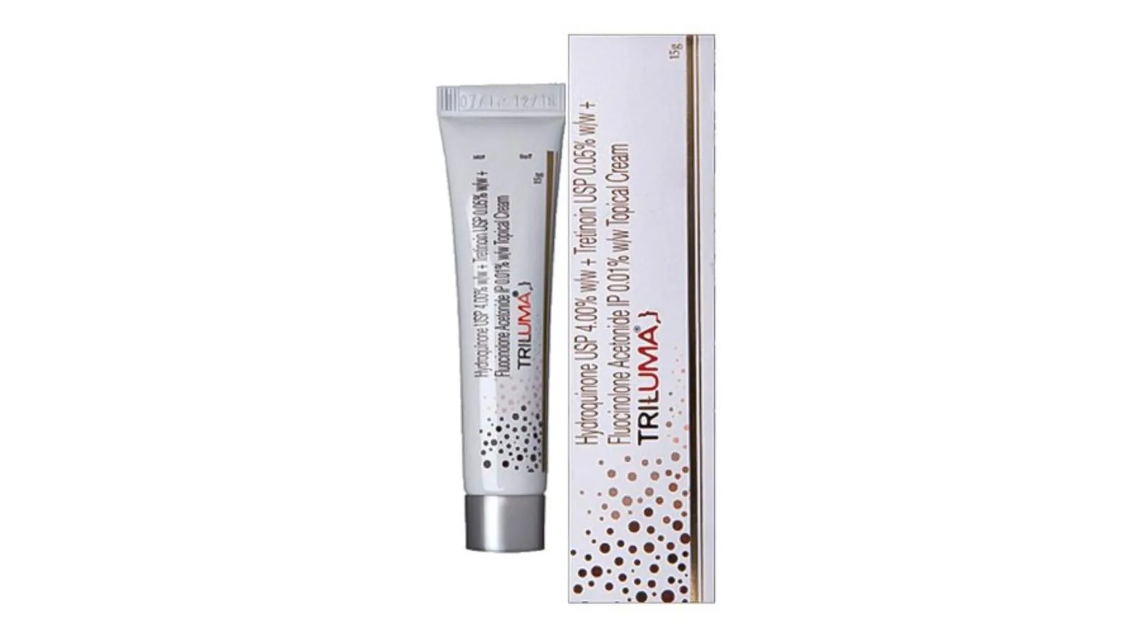 Triluma Topical Cream (Hydroquinone 4% + Tretinoin 0.05% + Fluocinolone Acetonide 0.01%) - 15g
