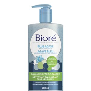 Bioré blue agave + baking soda