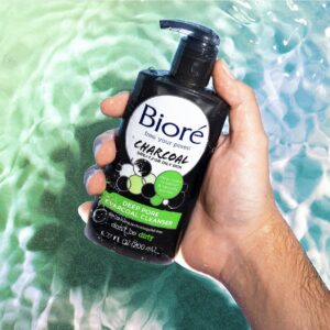 Bioré charcoal deep pore cleanser