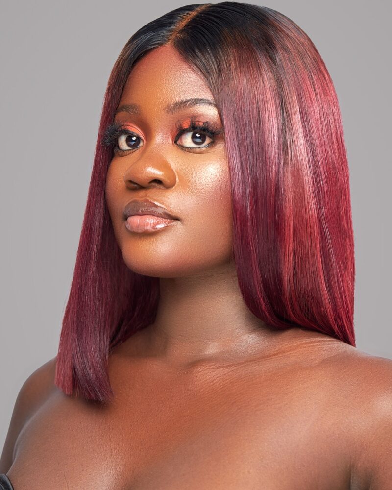Burgundy Envy Blunt Wig 14