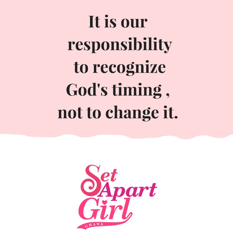 Gods timing